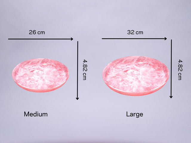 Size chart of Round Platter